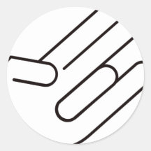Shocker Round Sticker