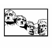Shocking Mt. Rushmore t-shirts