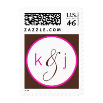 Shocking Pink Monogram Stamps
