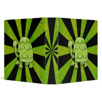 Shocking Turtle 3 Ring Binder