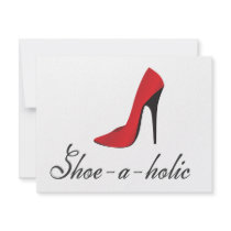 Shoe-a-holic Custom Announcements