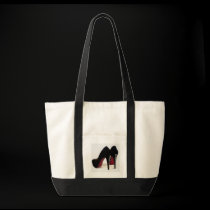 Shoe Bag Black Zipper Heels bags