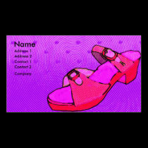 shoe business cards