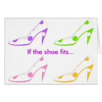 Shoe Diva stationery cards