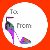 shoe gift tag stickers by lissame73 shoe gift tag stickers