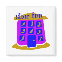 Shoe Inn With Shoes And Boots magnets by birdy27 Shoe Inn With Shoes And Boots magnets