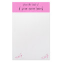 Shoe Lover Pink Paper Designs stationery
