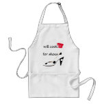Shoe Lover Will Cook for Shoes Funny Gift Apron