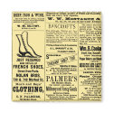 Shoe Newspaper Advertisement magnets
