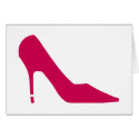 Shoe pumps cards