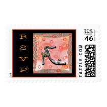 shoe, RSVP postage