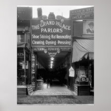 Shoe Shine Parlor, 1920s Poster