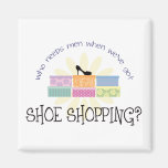 Shoe Shopping Refrigerator Magnets