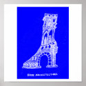 ShoeArchitecture Print (Blueprint style)
