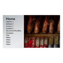 Shoemaker - Shoes worn in life Business Card Templates