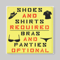 Shoes and Shirts...Funny Magnet magnets