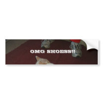 shoes bumper stickers