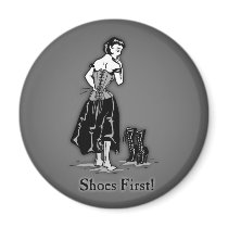 Shoes First Corset magnets by opheliasart Shoes First Corset magnets