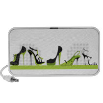 Shoes - Green speakers