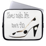 Shoes Make Life More Fun Electronics Bag Laptop Computer Sleeves