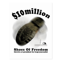 SHOES OF FREEDOM Postcard