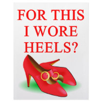 shoes with high heels letterhead