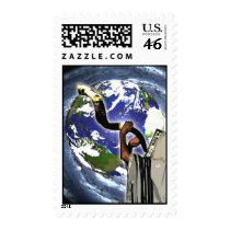 Shofar Earth Stamps