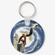 Shofar Galaxy Keychain