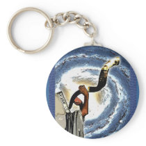 Shofar Galaxy Keychain