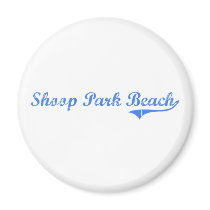 Shoop Park Beach Wisconsin Classic Design Magnets