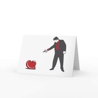 Shoot Down Love Greeting Card by brev87