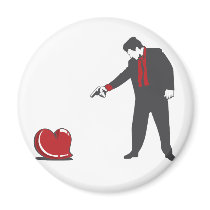 Shoot Down Love magnets by brev87 Shoot Down Love magnets