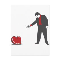 Shoot Down Love Post Cards