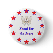 Shoot for Stars Badminton Pins