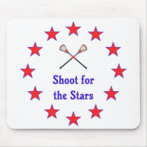 Shoot for Stars Lacrosse Mouse Pads