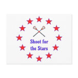 Shoot for Stars Lacrosse Postcard