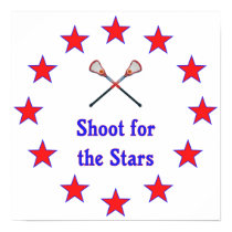 Shoot for Stars Lacrosse Print