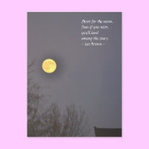 Shoot for the moon postcards