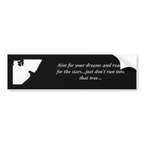 Shoot for the Stars bumper stickers by hcaye1988 Shoot for the Stars bumper stickers