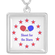 Shoot for the Stars Ping Pong Necklace