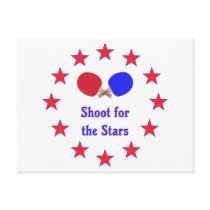 Shoot for the Stars Ping Pong Post Card