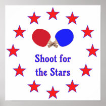 Shoot for the Stars Ping Pong Print