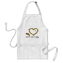 Shoot Like A Girl Aprons