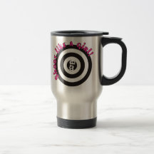 Shoot Like a Girl Travel Mug