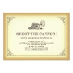 Shoot the Cannon Party Invitations