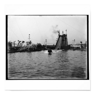 Shoot the Shoots Coney Island NY c1905 print