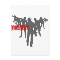 Shoot The Zombies - Shotgun Reload Game Gamer Postcard