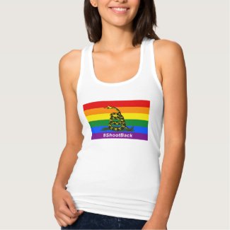 #ShootBack Racerback Tank Top