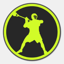 Shooter-green Round Sticker
