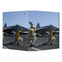 Shooters aboard the USS George HW Bush 3 Ring Binder